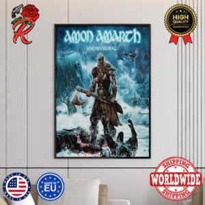 Amon Amarth Raise Your Horns Of Jomsviking The Metal Crushes All Tour Home Decor Poster Canvas