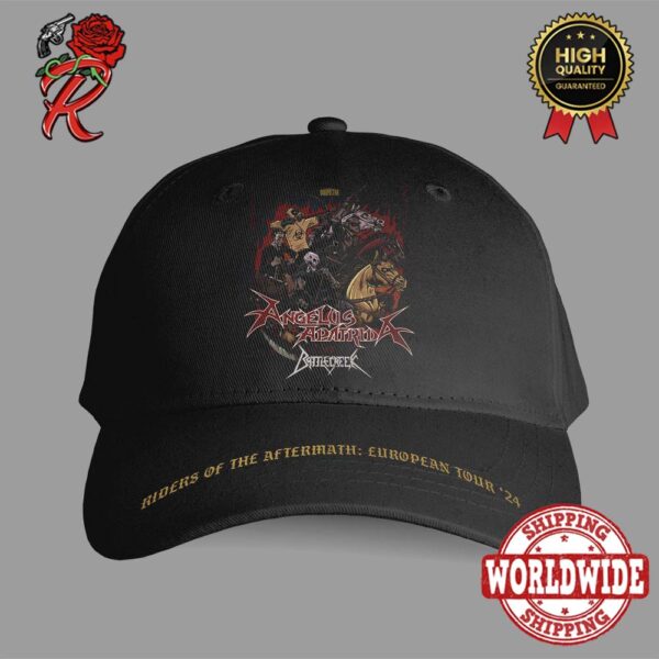 Angelus Apatrida Riders Of The Aftermath European Tour 2024 Classic Cap Hat Snapback