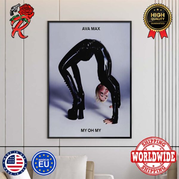 Ava Max New Single My Oh My On April 4th Home Decor Poster Canvas