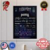 Motocultor Festival August 2024 In France The Madness Continues Lineup Home Decor Poster Canvas