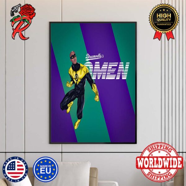 Dreamville Omen Superhero Yellow Lantern Inspired Wall Decor Poster Canvas