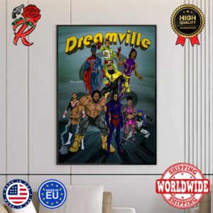 Dreamville Record The Superheroes J Cole Bas Ari Lennox Home Decor Poster Canvas