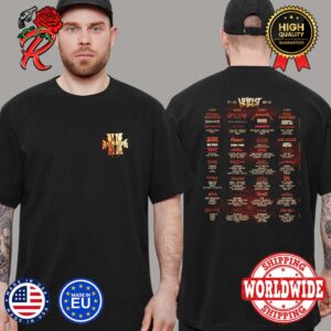 Hellfest Open Air Festival 2024 Golden Logo And Lineup Festival On June Two Sides Print Unisex T-Shirt