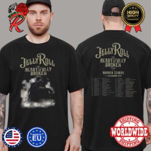 Jerry Roll The Beautifully Broken Tour 2024 Merch Gift For Fans Two Sides Print Unisex T-Shirt