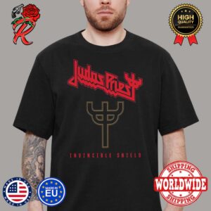 Judas Priest Metal Hammer Special Bundle Cross Logo Invincible Shield Unisex T-Shirt