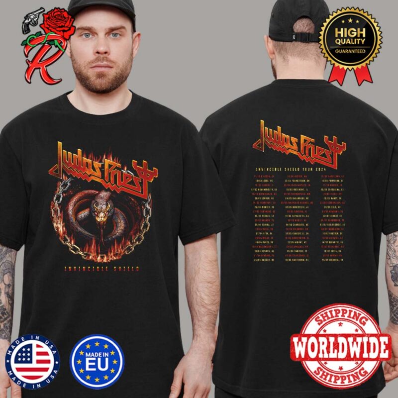 Judas Priest The Invincible Shield Serpent Tour 2024 Tour List Two ...