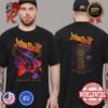 Judas Priest The Invincible Shield Serpent Tour 2024 Tour List Two Sides Vintage T-Shirt