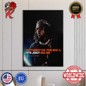 Kendrick Lamar Takes Shots At Drake And J. Cole On Like That Motherfxck The Big 3 It Is Just Big Me Home Decor Poster Canvas