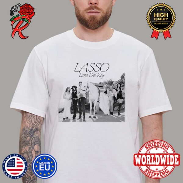 Lana Del Rey Announces Country Album Lasso Out September 27th Album Cover Vintage T-Shirt