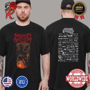 Maryland Deathfest XIX 2024 MDF Merch Two Sides Print Unisex T-Shirt