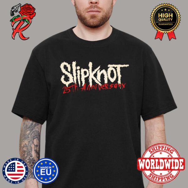 Slipknot 25th Anniversary Classic Logo Unisex T-Shirt