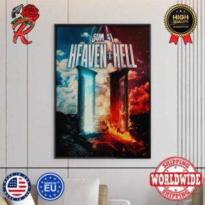 Sum 41 Heaven x Hell Final Album Artwork Vinyl Cover Home Decor Poster Canvas