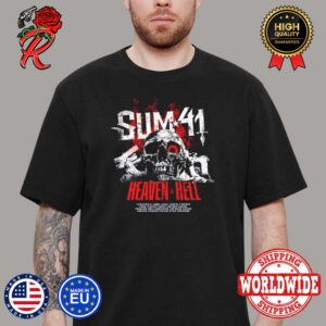 Sum 41 Heaven x Hell Final Album Skull Merch Unisex T-Shirt