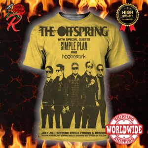 The Offspring Michigan Show At Soaring Eagle Casino And Resort In Mt Pleasant On July 26th Poster All Over Print Shirt
