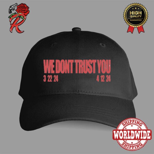 We Don’t Trust You Future And Metro Boomin Album Logo Classic Cap Hat Snapback