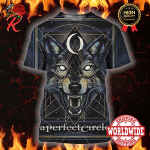 A Perfect Circle Sessanta Tonight Limited Edition Poster For The Red Rocks Amphitheatre In Morrison CO On April 25th 2024 All Over Print Shirt