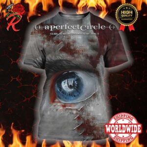 A Perfect Circle Tonight Poster For The Pavilion At Toyota Music Factory Poster In Irving Texas On April 12 2024 Sessanta All Over Print Shirt