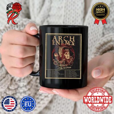 Arch Enemy The Final Asia Tour 2024 Tour Dates Ceramic Mug