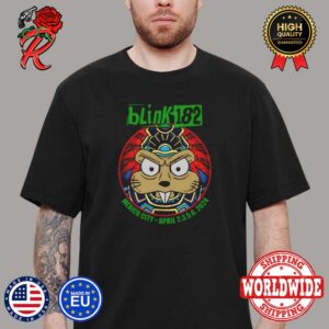 Blink 182 Mexico City Show On April 2024 Official Merch T-Shirt