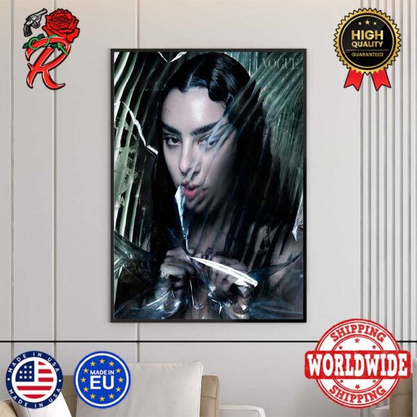 Charli XCX On The Cover Of Vogue Singapore Magazine April Cover Wall Decor Poster Canvas