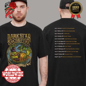 Dark Star Orchestra Summer 2024 Tour Dates Two Sides Print Unisex T-Shirt