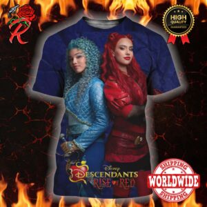Descendants The Rise Of Red Chloe And Red Official Character Poster First Look All Over Print Shirt