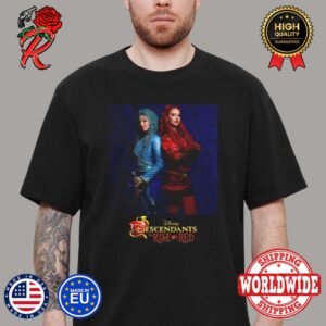 Descendants The Rise Of Red Chloe And Red Official Character Poster First Look T-Shirt