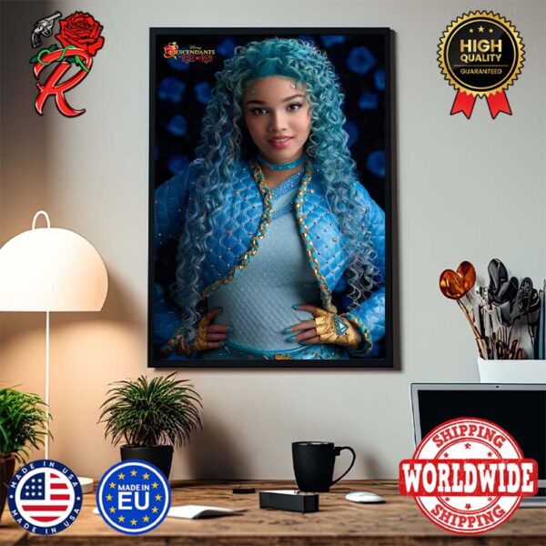 Descendants The Rise Of Red Daughter Of Cinderella Chloe Character Poster First Look Home Decor Poster Canvas