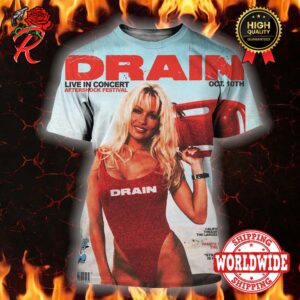 Drain Band Live In Concert Aftershock Festival 2024 On October 10th Poster All Over Print Shirt