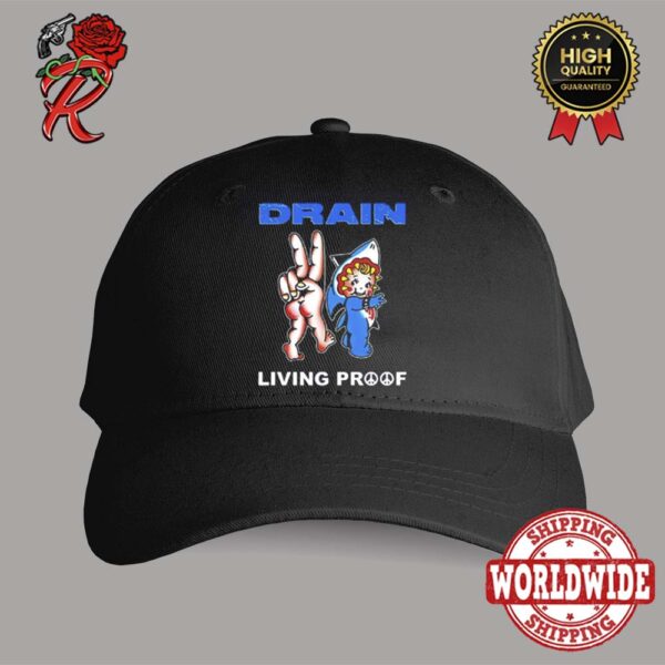 Drain Kewpie Flash Living Proof Classic Cap Hat Snapback