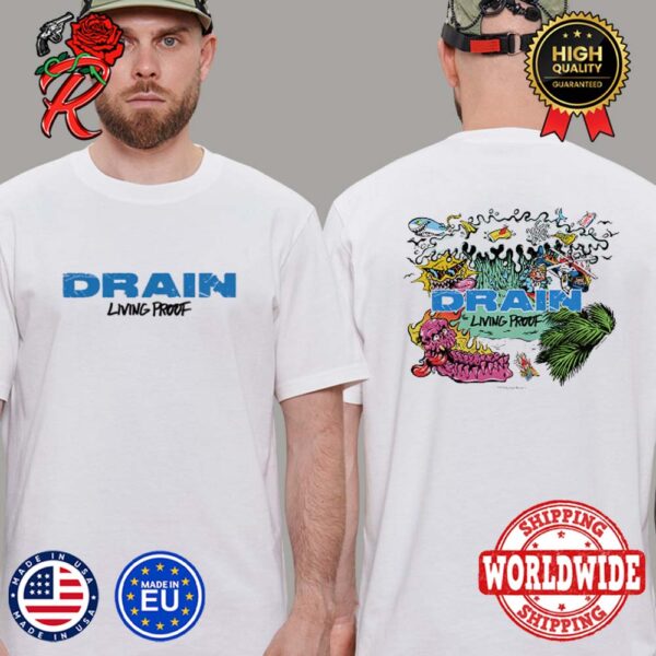 Drain Living Proof Album Art Two Sides Print Unisex T-Shirt