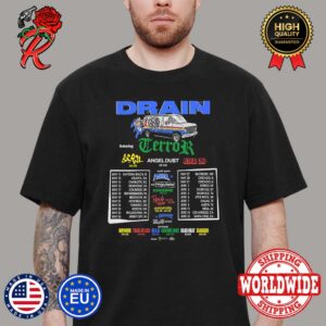 Drain The Good Good Tour 2024 Tour Dates And Line Up Poster Classic T-Shirt