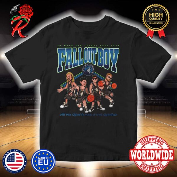 Fall Out Boy x Minnesota Timberwolves So Much For 2our Dust Unisex T-Shirt