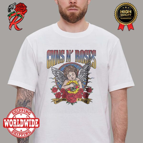 Guns N Roses Sweet Child O’ Mine Baby Angel Mother Day 2024 Gift For Your Mother Classic T-Shirt