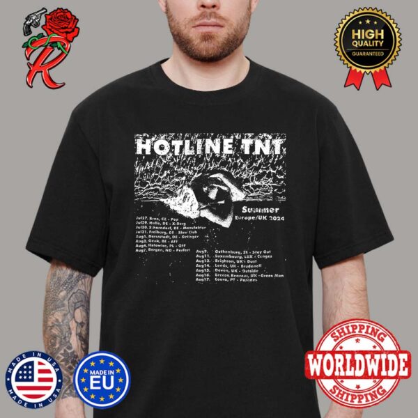 Hotline TNT Summer Europe UK 2024 Tour Dates Poster Vintage T-Shirt