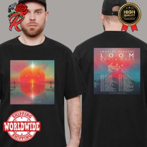 Imagine Dragon Loom World Tour 2024 Album Cover And Tour Dates Two Sides Print Unisex T-Shirt