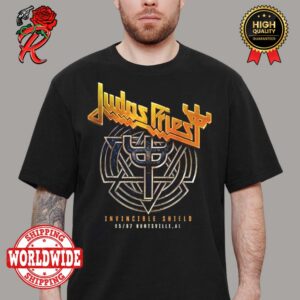 Judas Priest Invincible Shield Tour 2024 Huntsville AL May 7th Unisex T-Shirt