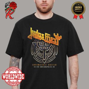 Judas Priest Invincible Shield Tour 2024 Indianapolis IN On April 28th Unisex T-Shirt