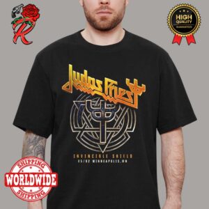 Judas Priest Invincible Shield Tour 2024 Minneapolis MN May 2 Unisex T-Shirt
