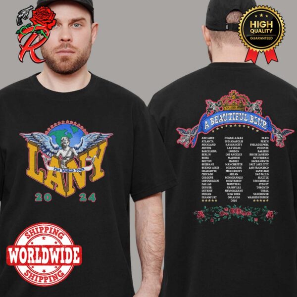 Lany A Beautiful Blur World Tour 2024 Unisex T-Shirt