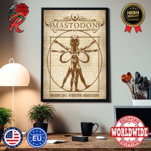 Mastodon At Aftershock Festival 2024 In Sacramento California On October 11 Poster Canvas