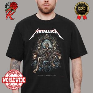 Metallica 72 Season Poster Series Crown Of Barbed Wire By Miles Tsang Essentials T-Shirt