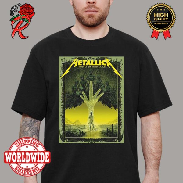 Metallica 72 Season Poster Series Feeding On The Wrath Of Man By Marald van Haasteren Essentials T-Shirt