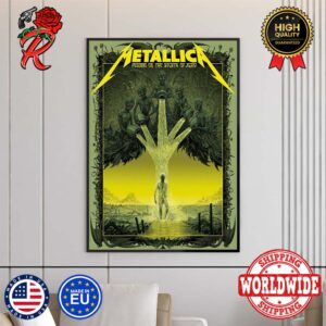 Metallica 72 Season Poster Series Feeding On The Wrath Of Man By Marald van Haasteren Wall Decor Poster Canvas