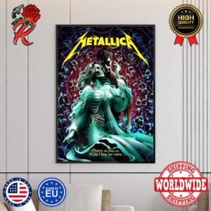 Metallica 72 Season Poster Series Misery She Loves Me Oh But I Love Her More By Andrew Cremeans Wall Decor Poster Canvas