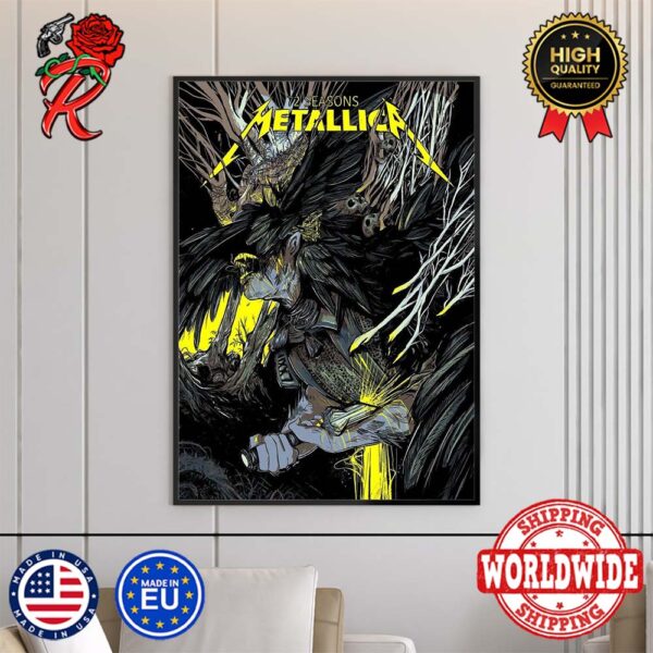 Metallica 72 Season Poster Series Self Harm By Michelle Wall Decor Poster Canvas