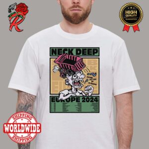 Neck Deep Europe Tour 2024 Tour Dates Poster Classic T-Shirt