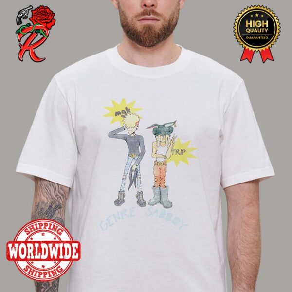 Official Mgk Trippie Redd Genre Sadboy Comic Style Art Merch Classic T-Shirt