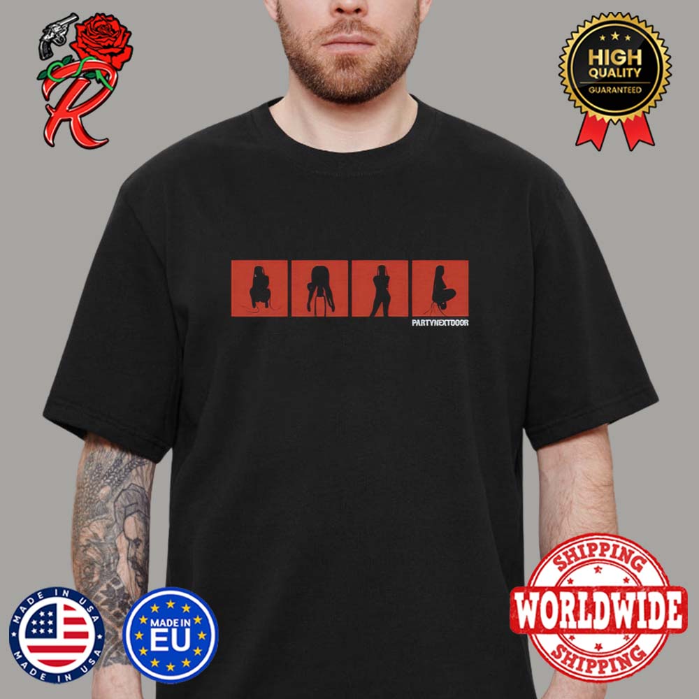 T-shirt Oversize Hip-hop Partynextdoor - Coton, Impression Double Face, Unisexe Tailles XS à 3XL