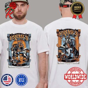 Primus In Sessanta Tour 2024 At Boch Centre Wang Theatre In Boston MA First And Second Poster Combine Two Sides Print Classic T-Shirt